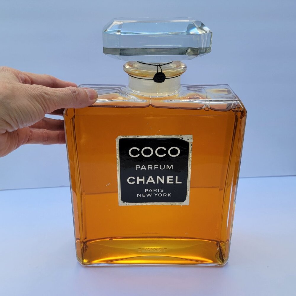 CHANEL large Coco factice, authentic, rare, vintage perfume bottle DISPLAY ONLY